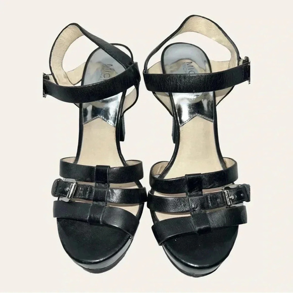 Women’s MICHAEL MICHAEL KORS STILETTO HEEL OPEN TOES STRAP ADJUSTABLE ANKL SZ 6M - Picture 2 of 10